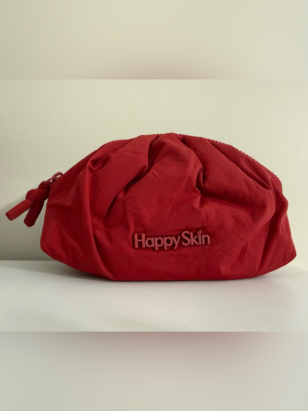 Happy Skin Mallow Cosmetic Pouch in Red - Picture 2 of 2